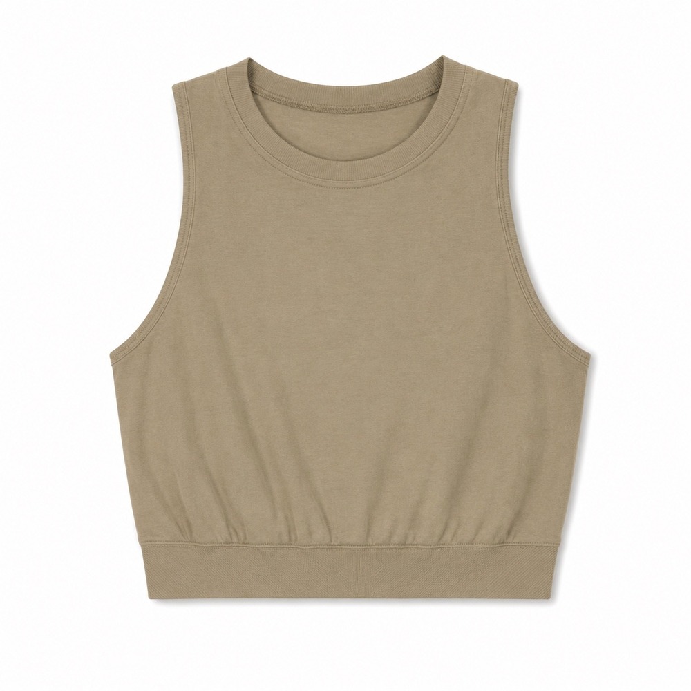 Alphalete Neutral Crop Tank XL Seamless Gym Athleisure‎ Top